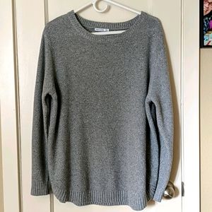 Knit grey sweater